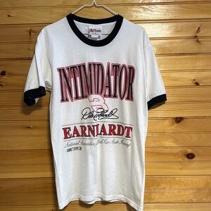 Chase Intimidator Dale Earnhardt #3 White and Black Men's Shirt Medium